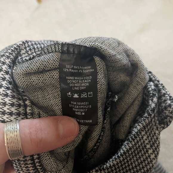 Shinestar | houndstooth wide leg pant - Picture 7 of 11